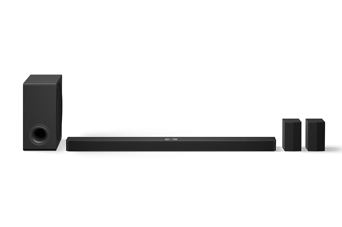 LG - S90TR - Barre de Son 7.1.3, 670 W, Dolby Atmos, DTS:X, Hi-ResAudio, 13 Haut-Parleurs, WOW Synergie