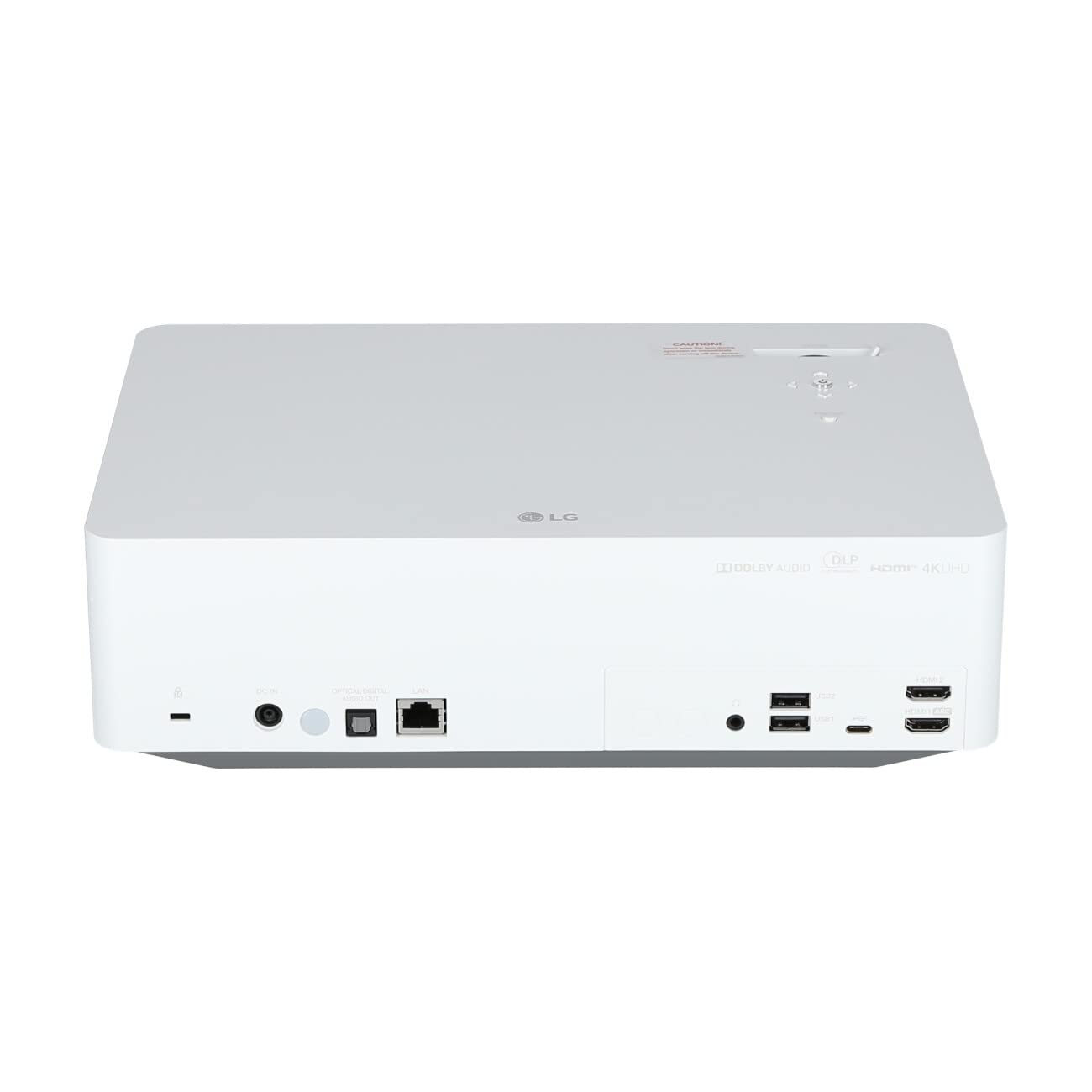 LG CineBeam Vidéoprojecteur LED HU70LS Home Cinema 1500 Lumen, 4K UHD 2160p, Projection Entre 60"~140", webOS 4.5, Bluetooth Audio, Haut-parleurs inté