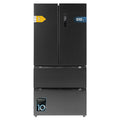 Cecotec Refrigerator French Door Dark 510 L Bolero CoolMarket FD 510 Dark E. 183 cm High, 84 cm Wide, Motor Inverter Plus, Fast Cooling and Fast Freezing, MultiAirFlow, Total NoFrost