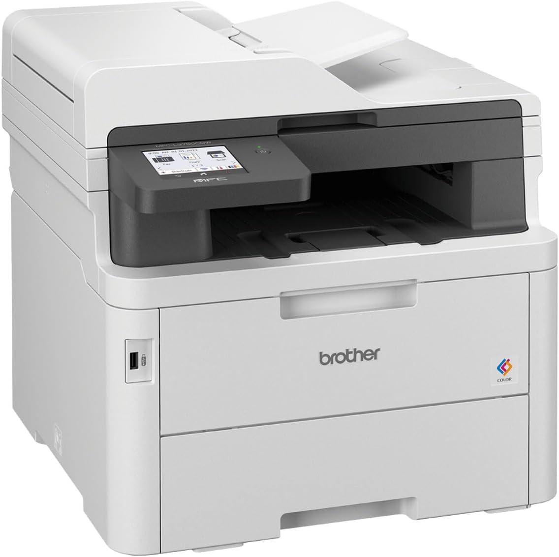 Brother MFC-L3760CDW - Imprimante Laser Couleur Multifonction (Impression/Scan/Copie/Fax) - Recto-Verso Automatique en impression - USB/WiFi/Ethernet
