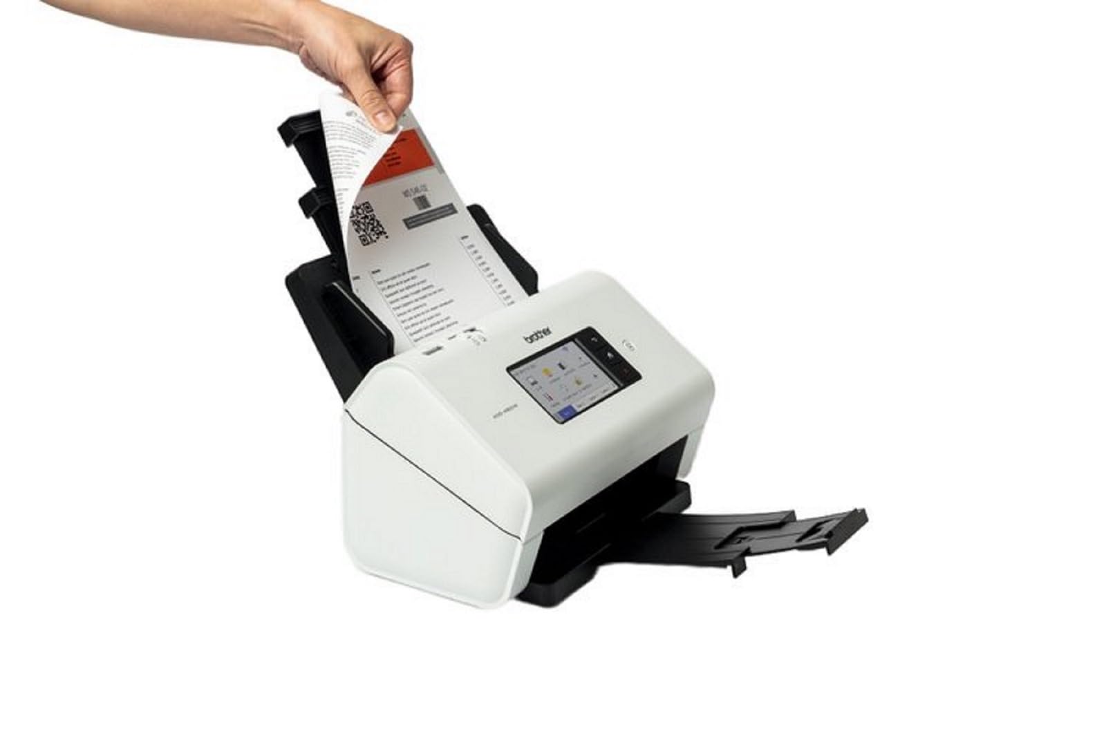 BROTHER ADS-4900W Scanner de Documents Professionnel / Recto - Verso / A4 / Rapide 60 Pages/Minute / Réseau Ethernet, Wi-FI, Wi-FI Direct / Scan to US