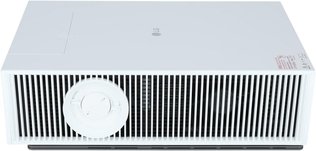 LG Electronics CineBeam Vidéoprojecteur Laser HU710PW Home Cinema 2000 Lumen, 4K UHD 2160p, Projection Entre 40"~300", Smart webOS 6.0, Bluetooth Audio, Haut-parleurs intégrés, pour Apple & Android