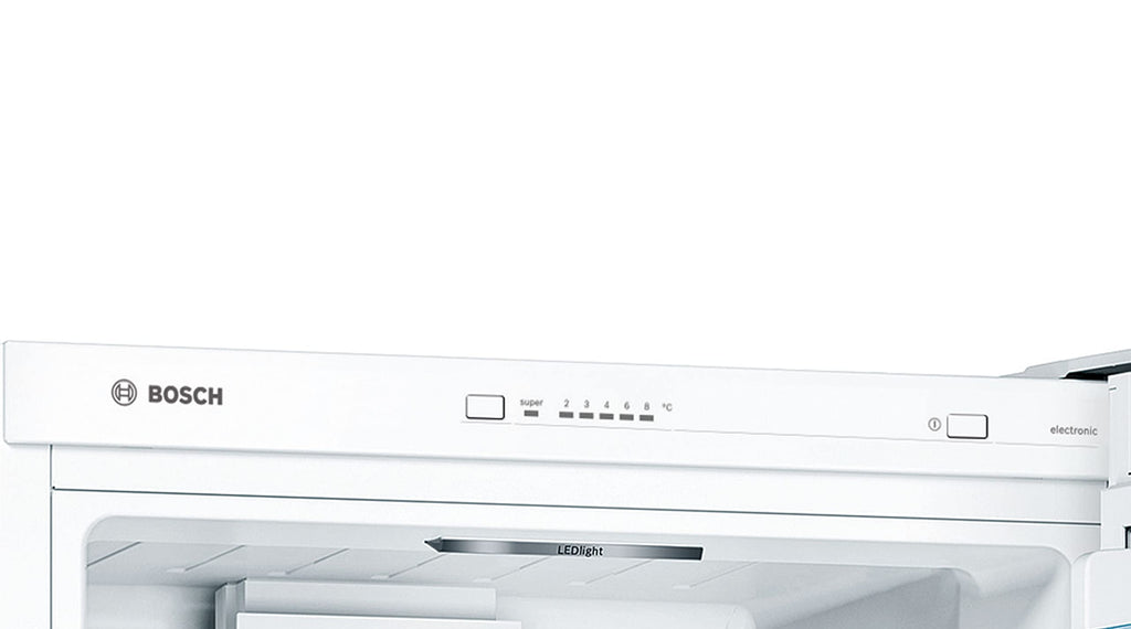 Bosch KGV36VWEAS Série 4, Réfrigérateur combiné pose-libre - 308 L - H 186 X L 60 cm - Blanc