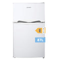 COMFEE' RCT87WH2(E) Réfrigérateur Congélateur Sous Plan, Petit Réfrigérateur Congélateur 87L avec Éclairage, Étagères Amovibles, Thermostats Réglables, Portes Réversibles, Blanc [Classe Énergétique E]
