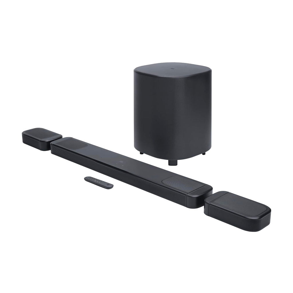 JBL Bar 800 MK2, Barre de Son Bluetooth 7.1 canaux pour TV avec Enceintes détachables, Caisson de Basses de 25,4 cm, Dolby Atmos, HDMI eARC, Wi-FI, vi