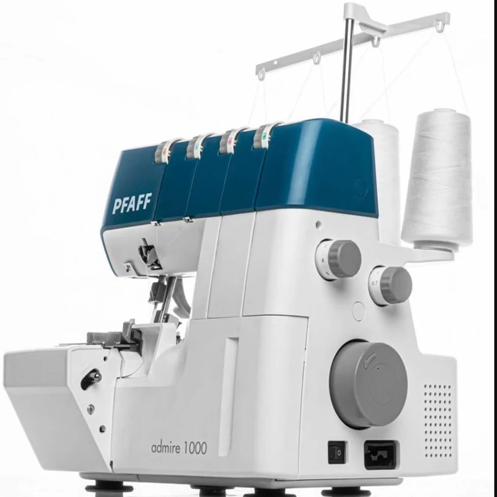 PFAFF Machine à coudre Admire 1000 Multicolore Aluminium 4 fils 16 points différents Facile à utiliser