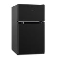 CHIQ Réfrigérateur congélateur en haut Réfrigérateur congélateur - 86 L (61/25L) - Portes réversibles, Congélateur 4 étoiles, Machine à glaçons, Garantie compresseur 12 ans, Classe E