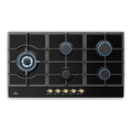 Klarstein Table de Cuisson à Gaz avec 5 Brûleurs – Plaque de Cuisson Encastrable 11100W, Surface en Acier Inoxydable, Compatible GPL
