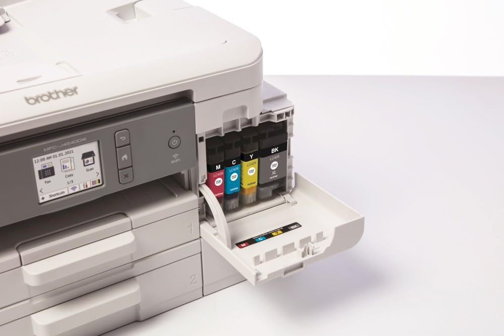 Brother MFC-J4540DW Imprimante Multifonctions 4 en 1 Jet d'encre - Couleur - Ecran Tactile Couleur 6,8 cm - Impression Recto-Verso- Éligible au forfait ÉcoPro