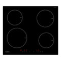 Gudsunal Plaque induction 4 feux, Table de Cuisson Encastrable,7200W, 9 niveaux de chauffage,Boost, Minuterie, Arrêt automatique, Verrouillage de sécu