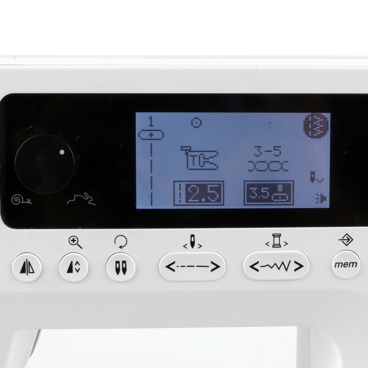Bernina 4260366210536 Bernette Chicago 7 Machine à coudre et à broder, Blanc