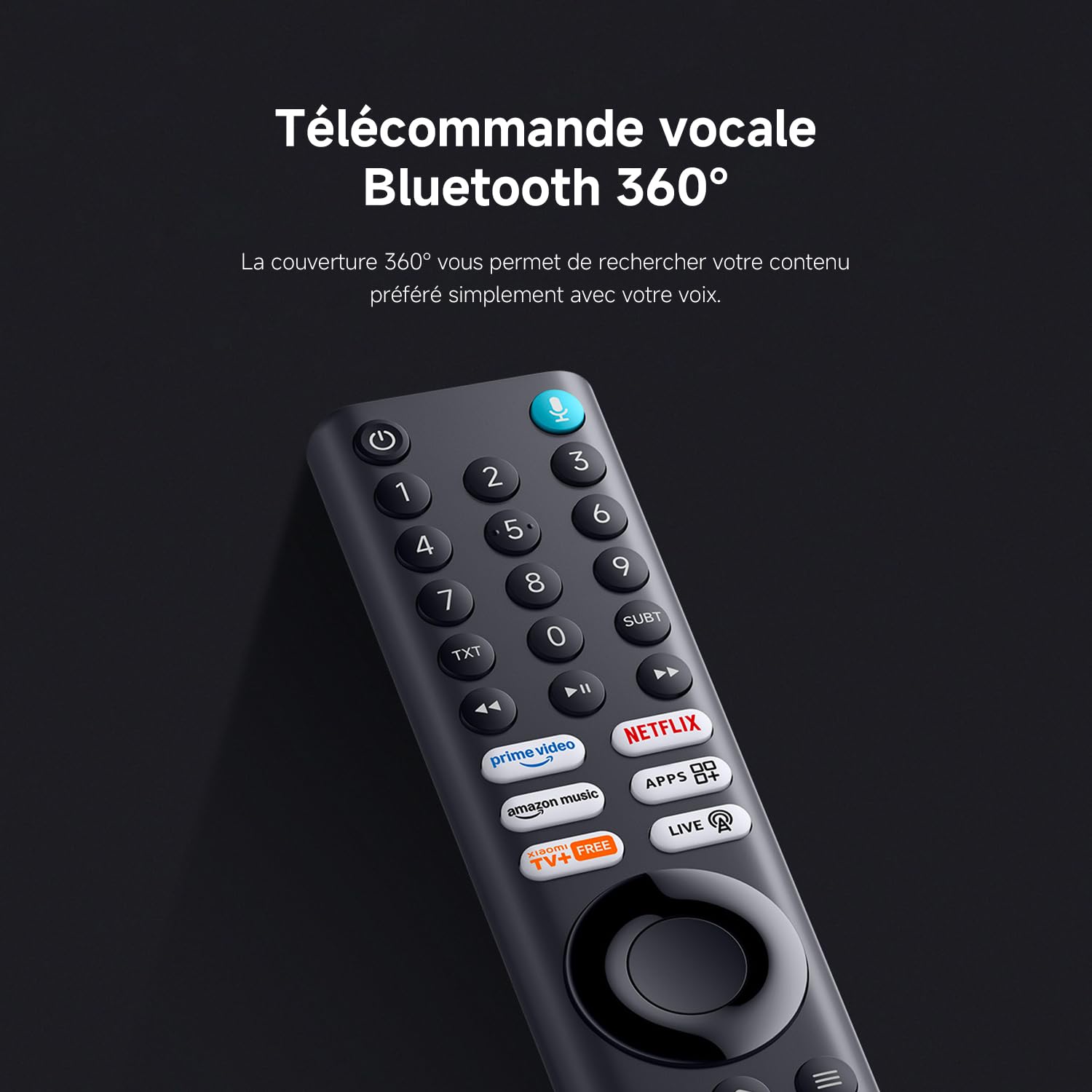 Xiaomi TV F 50, 127 cm (50 Pouces), 4K UHD, Smart TV, Fire TV, Contrôle Vocal Alexa, HDR10, MEMC, Mode Game Boost 120Hz, 2Go+32Go, Compatible avec AirPlay