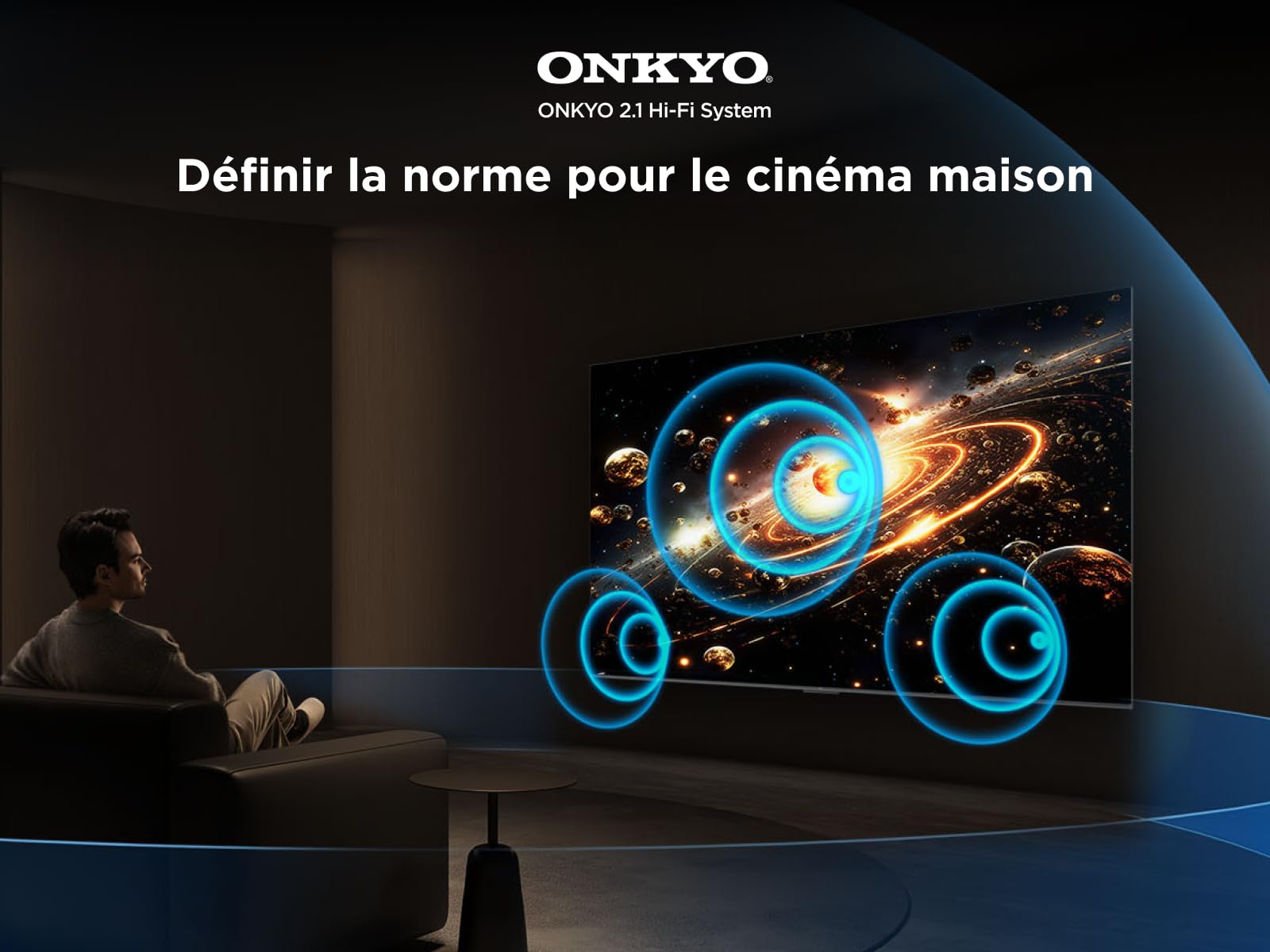 TCL 85Q6C QD-Mini LED TV, 4K HDR Premium 1000nits, Smart TV alimenté par Google (Dolby Vision IQ et Atmos, Panneau HVA Mat, système Audio Onkyo 2.1, Motion Clarity Pro 144Hz)