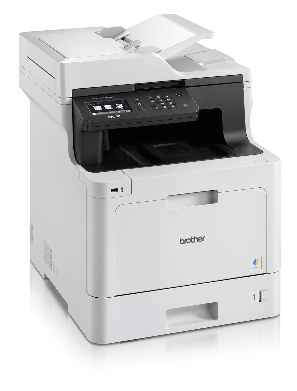 Brother DCP-L8410CDW Imprimante Multifonction 3 en 1 Laser - Professionnel - Economique - Couleur - Compact mais Puissant - Récompensé par Bli - A4, NOIR