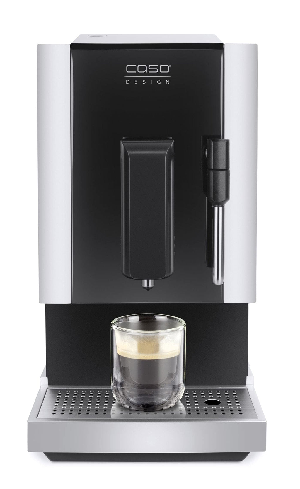 CASO Café Crema One - Machine à café automatique design, système de chauffage innovant, broyeur conique extra-silencieux en acier inoxydable, pour espresso, cappuccino, latte macchiato, etc.