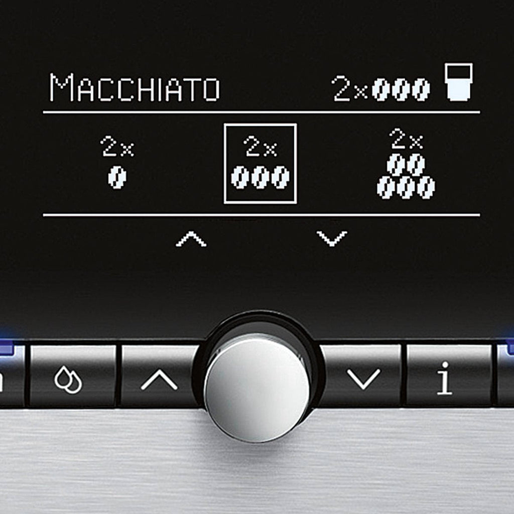 Siemens - TE806501DE - Machine à café automatique, Noir/Titanic