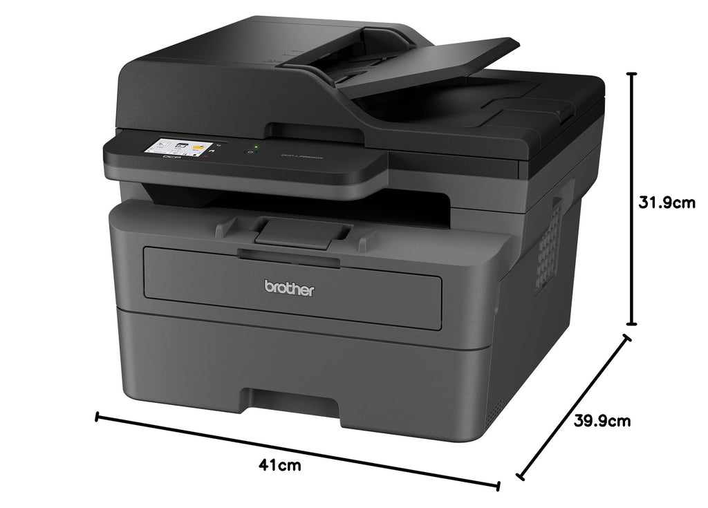 Brother DCP-L2665DW - Imprimante Multifonction 3 en 1 (Impression/Scan/Copie) Laser Monochrome - WiFi & Ethernet - Vitesse d'impression de 34 ppm | Eligible au Forfait d'encreEcoPro