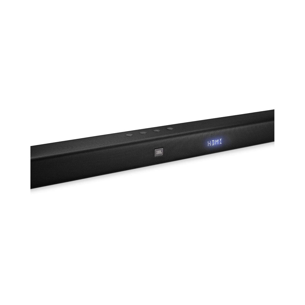JBL Bar 2.1 Barre de Son Basses Profondes, système de Divertissement à Domicile avec capacités de Diffusion en continu et Caisson de Basses, Noir
