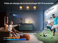 Videoprojecteur 4K avec Son JBL, Google TV 11.0, YABER Projecteur Video WiFi 6 Bluetooth 5.2, K2s Retroprojecteur Portable 20W Haut-Parleurs, Full HD