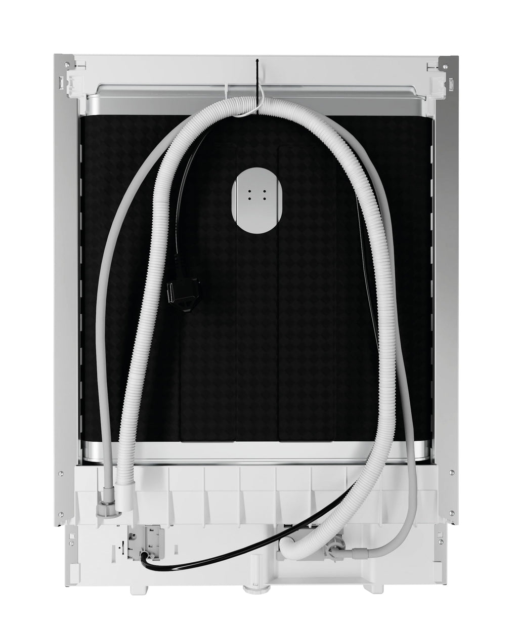 Lave vaisselle encastrable 60 cm Whirlpool WBC3C26 - Lave vaisselle integrable Bandeau blanc - Classe énergétique A++ / Affichage temps restant - Départ différé