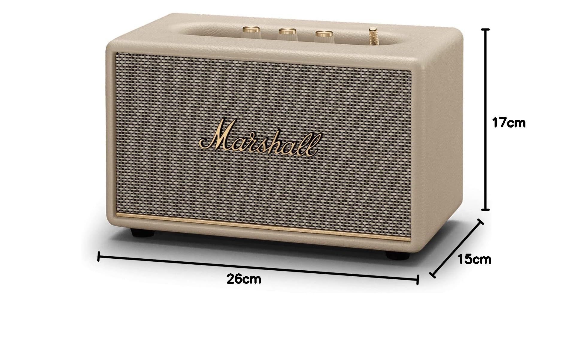 Marshall Acton III Enceinte Bluetooth sans Fil - Crème
