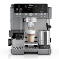 Ninja Luxe Premier Machine à café 3-en-1, Pour réaliser espressos, infusions à froid et café filtre, 4 préréglages de mousse automatiques, Gris Métalisé, ES601EUGM