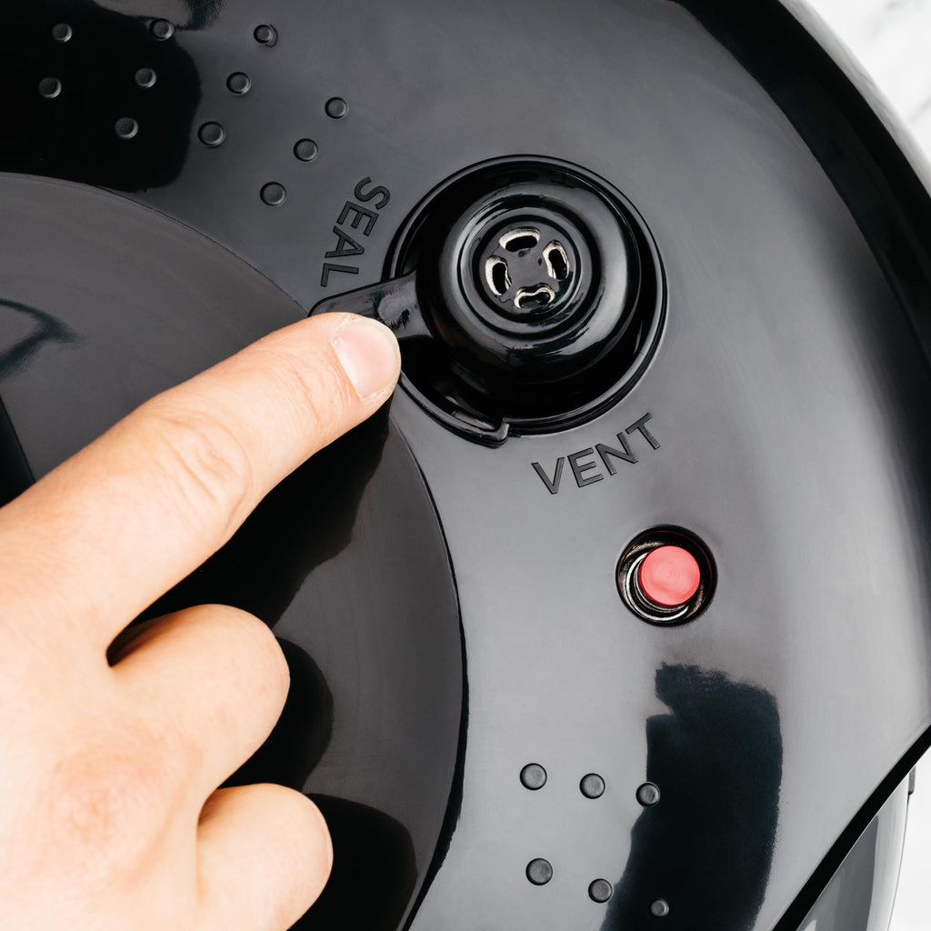 Ninja Multicuiseur Foodi, Air Fryer, 7-en-1, 6L, 7 fonctions de cuisson, Autocuiseur Multifonction, Cuisson sous pression, Friture à l'air, Cuisson lente, Gril et plus, Acier brossé et Noir, OP300EU
