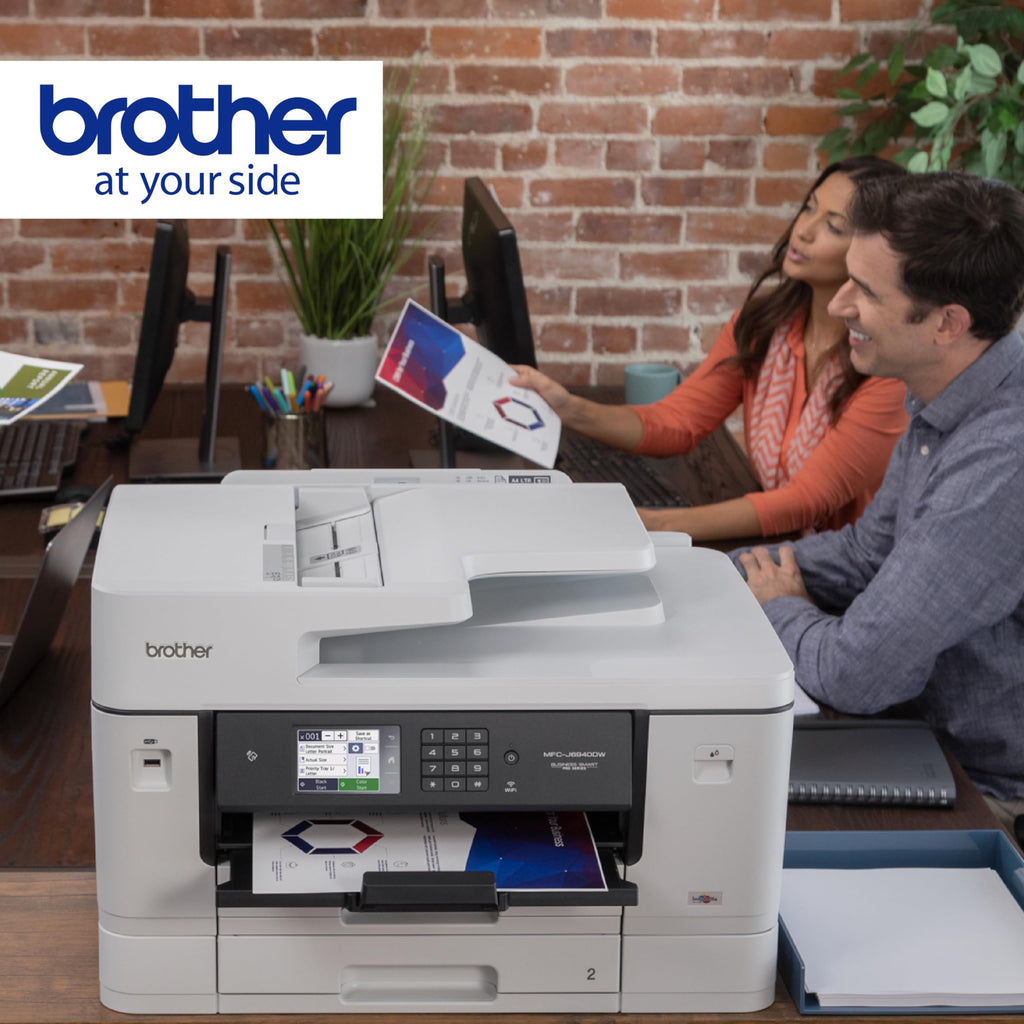 Brother MFC-J6940DW - Imprimante Multifonction 4 en 1 (Impression/Copie/Scan/Fax) - Jet d'encre Couleur - A4/A3 - Bacs de 2 x 250 Feuilles - Impression-Numérisation-Copie-Fax - Wifi Direct