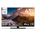 MEDION TV 43 Pouces (108 cm) QLED Television (Smart TV, 4K, Dolby Vision HDR, Prime Video, Disney+, Dolby Atmos, DTS X, Compatible avec Google TV, PVR, Bluetooth, MD 843700)