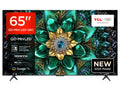 TCL 65Q6C QD-Mini LED TV, 4K HDR Premium 1000nits, Smart TV alimenté par Google (Dolby Vision IQ et Atmos, système Audio Onkyo 2.1, Motion Clarity Pro 144Hz, contrôle Vocal Mains Libres)